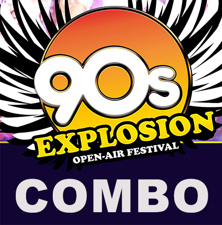 COMBO VSTUPENKA 90s EXPLOSION OPEN-AIR FESTIVAL 2019 Praha a Brno, ČR, 25/05/2019 15:00