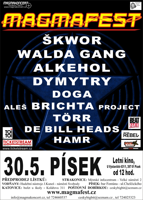 Magmafest (Magmakoncert s.r.o.), Písek, 20/05/2017 12:00