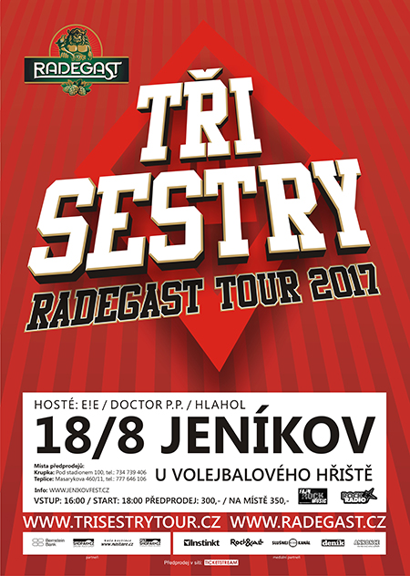 TŘI SESTRY RADEGAST TOUR 2017<br>E!E, Doctor P.P., Hlahol