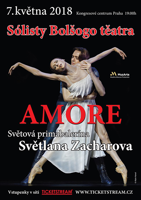 Amore<BR>Světlana Zacharova se sólisty Bolšogo těatra<BR>NYNÍ časově omezená 10 % SLEVA