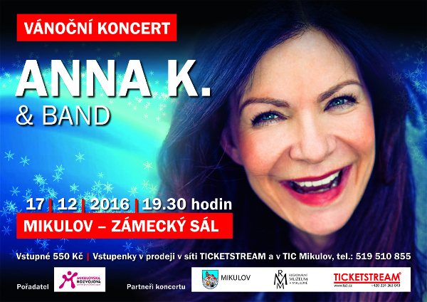 Anna K. & Band, Mikulov na Moravě, 17/12/2016 19:30