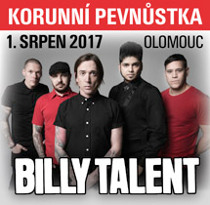 Billy Talent, Olomouc, 01/08/2017 19:00