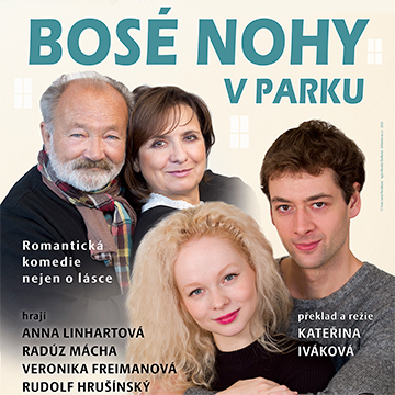 Bosé nohy v parku<BR>Romantická komedie nejen o lásce<BR>Letní scéna Harfa