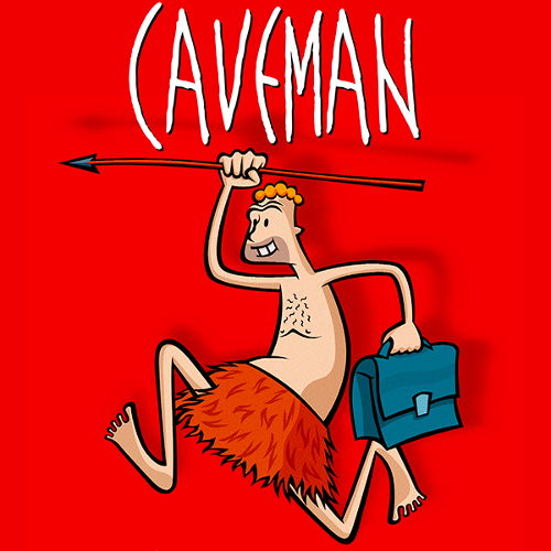 Caveman<BR>Obhajoba jeskynního muže<BR>Letní scéna Harfa