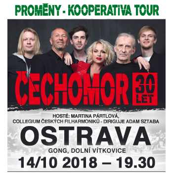 ČechomorProměnyKooperativa Tour, Ostrava, 14/10/2018 19:30