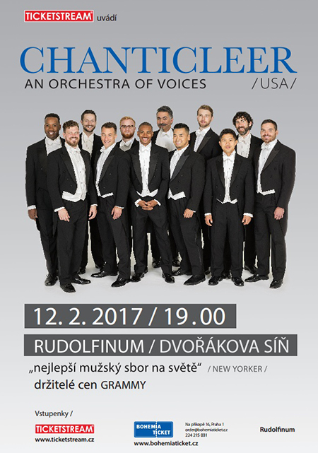 CHANTICLEER (USA)<br>AN ORCHESTRA OF VOICES<br>Nejlepší mužský sbor na světě