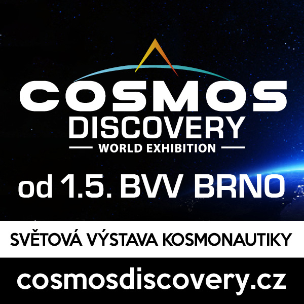 COSMOS DISCOVERY EXHIBITION<br>SVĚTOVÁ VÝSTAVA KOSMONAUTIKY