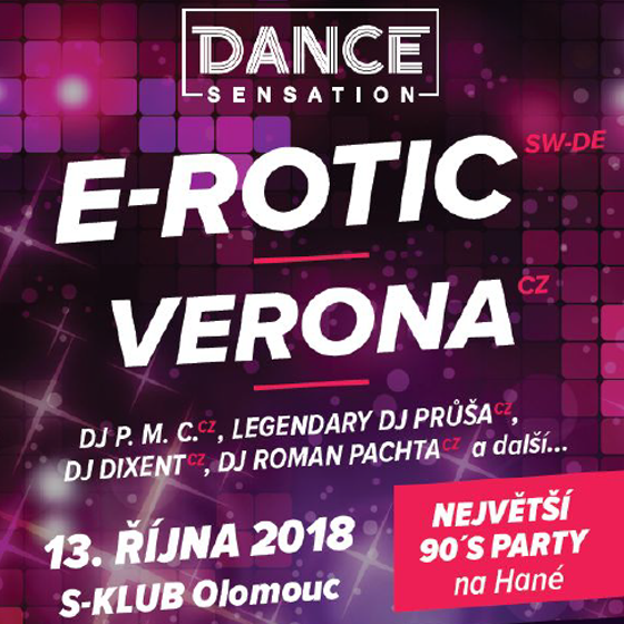 DANCE SENSATION, Olomouc, 13/10/2018 21:00