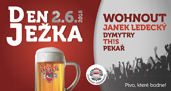 Den Ježka<br>Slavnosti Pivovaru Jihlava<br>Wohnout, Janek Ledecký, Dymytry, Th!s, Pekař