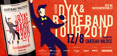 Vojtěch Dyk & B-SIDE BAND bandleader Josef Buchta TOUR 2017, Valtice, 12/08/2017 20:30