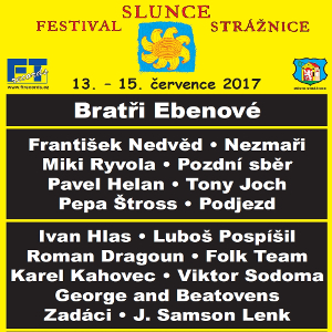 Festival Slunce Strážnice 2017<br>vstupenka na pátek