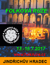 FOLKOVÁ RŮŽE 2017 24. ročník čtvrtek, Jindřichův Hradec, 13/07/2017 19:00