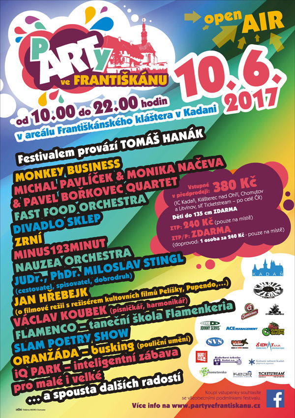 pARTy ve FRANTIŠKÁNU, Kadaň, 10/06/2017 10:00