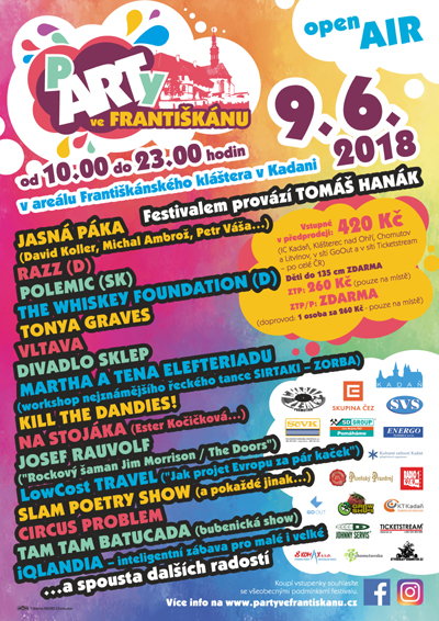 pARTy ve FRANTIŠKÁNU, Kadaň, 10/06/2017 10:00