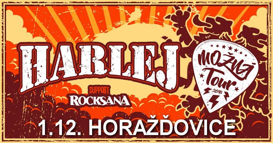 HARLEJ<br>MOŽNÁ TOUR 2018<br>Host: ROCKSANA
