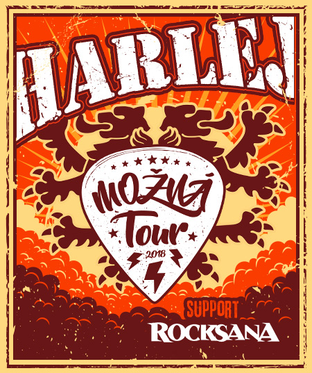 HARLEJ<br>MOŽNÁ TOUR 2018<br>Host: ROCKSANA
