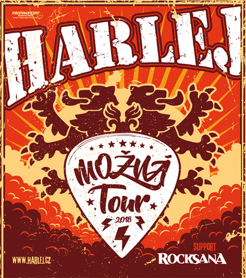 HARLEJ<br>MOŽNÁ TOUR 2018<br>Host: ROCKSANA