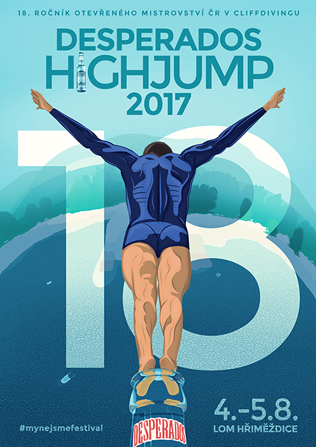 Highjump family s radostí pořádá: 18.ročník mistrovství ČR v extrémních skocích do vody, Hřiměždice, 04/08/2017 10:00