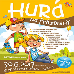 Hurá na prázdniny!<br>Dětský den na Sázavě