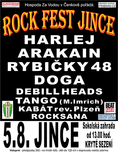 ROCK FEST JINCE 2017, Jince, 05/08/2017 13:00