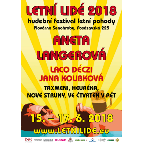 Letní lidéhudební festival letní pohody, Senohraby, 17/06/2018 15:00