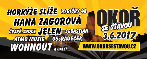19.ročník Open air festivalu OKOŘ SE ŠŤÁVOU 2017, Velké Přílepy, 03/06/2017 12:00