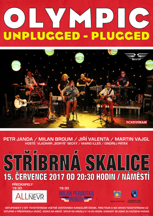 OLYMPIC UNPLUGGED - PLUGGED <br>Předkapely ALLNEVR, MILAN PEROUTKA - PERUTĚ