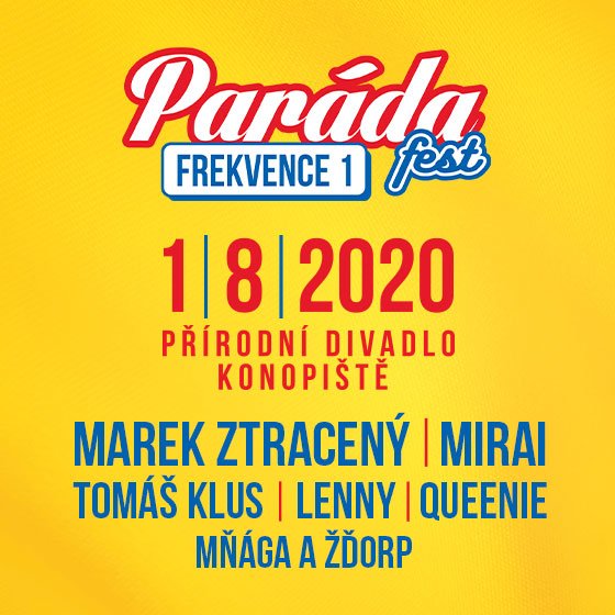 Paráda Fest Frekvence 1, Benešov u Prahy, 01/08/2020 12:00
