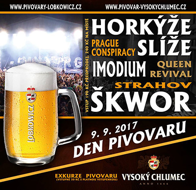 Den Pivovaru Vysoký Chlumec 2017<br>Horkýže Slíže, Škwor, Imodium a další