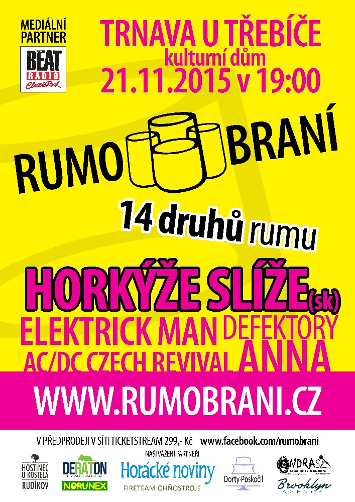 RUMOBRANÍ 2015, Třebíč, 21/11/2015 19:00