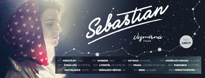 SEBASTIAN VESMÍRNÁ TOUR 2017, Jindřichův Hradec, 11/11/2017 20:00