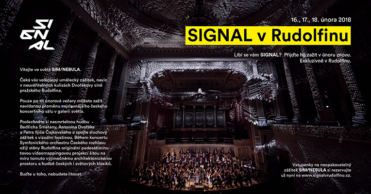 SIGNAL v RUDOLFINU<br>SIM/NEBULA