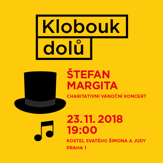 Štefan Margita<br>Charitativní vánoční koncert <br>Klobouk dolů