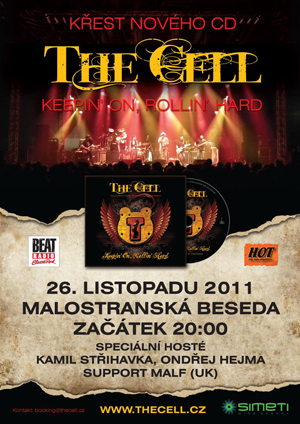 THE CELL southern–fried bohemian blues–rock , Praha, 12/08/2016 21:00