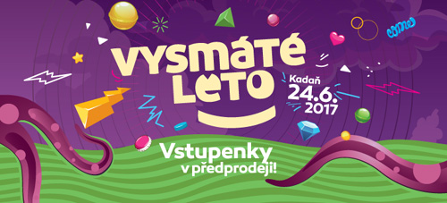 VYSMÁTÉ LÉTO Kadaň<br>XIV. ročník hudebního festivalu<br>www.vysmateleto.cz