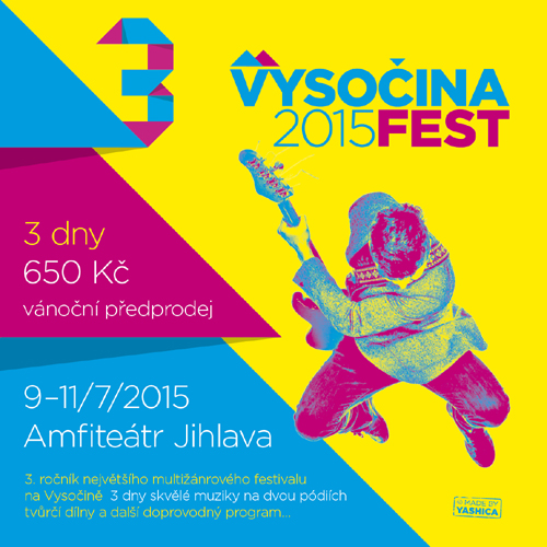 Vysočina Fest (permanentka), Jihlava, 07/07/2016 15:00