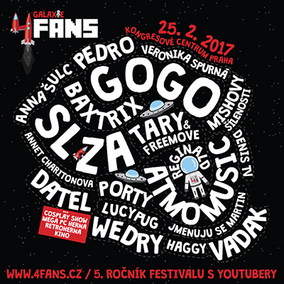 4FANS/FESTIVAL 4FANS, 5. ročník/ -KCP - Kongresové centrum Praha
 
Praha