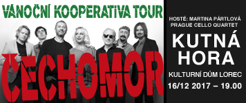 ČECHOMOR/KOOPERATIVA TOUR 2017/- koncert Kutná Hora -Kulturní dům Lorec
 
Kutná Hora