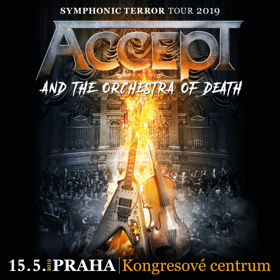 ACCEPT/& The Orchestra of Death/Symphonic Terror Tour 2019- koncert v Praze -KCP - Kongresové centrum Praha