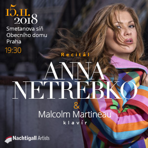 ANNA NETREBKO/& MALCOLM MARTINEAU/- 
Praha
 -Obecní Dům
 
Praha