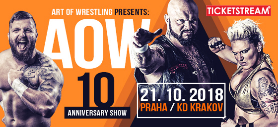 AoW: 10th Anniversary/profesionální wrestling v ČR/oslava 10. výročí od založení- Praha -Kulturní dům Krakov Praha