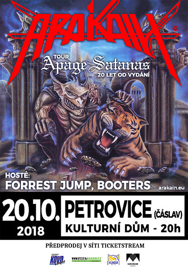 ARAKAIN/Apage Satanas Tour 2018/- koncert v Petrovicích -Kulturní dům Petrovice Petrovice