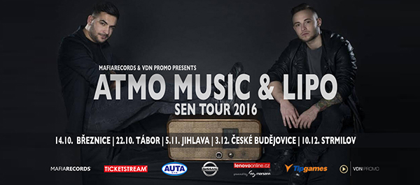 ATMO music SEN TOUR + LIPO -BB Centrum Gerbera
 
České Budějovice
