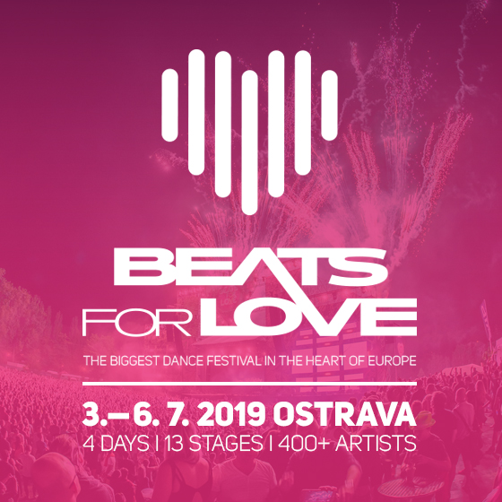 BEATS FOR LOVE 2019V.I.P.- 
Ostrava
 -Dolní oblast Vítkovice
 
Ostrava