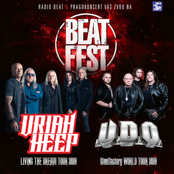BEATFEST/URIAH HEEP: Living The Dream Tour 2019/U.D.O: Steelfactory World Tour 2019- koncert v Praze -Forum Karlín Praha