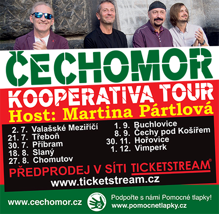 ČECHOMOR/KOOPERATIVA TOUR 2017/- koncert Hořovice -Společenský dům Hořovice
 
Hořovice