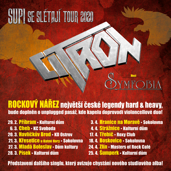 CITRON/Host: Symfobia/- koncert Zlín -Masters Of Rock Café Zlín