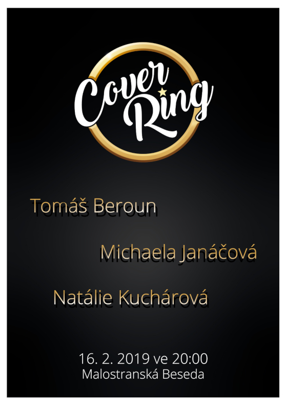 COVER RING- 
Praha
 -Malostranská Beseda
 
Praha