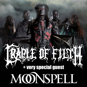 CRADLE OF FILTH/Very special guest: MOONSPELL/- koncert Ostrava -Rock and Roll Garage Ostrava