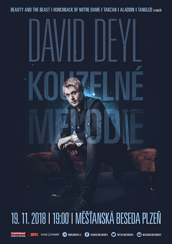 David Deyl/Kouzelné Melodie/- 
Plzeň
 -Měšťanská Beseda
 
Plzeň